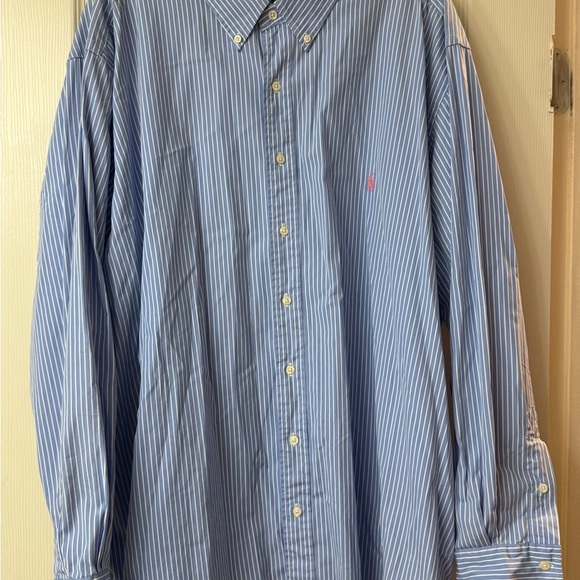 Ralph Lauren Other - Ralph Lauren Blue White Striped Button Down Shirt Men’s 3XB